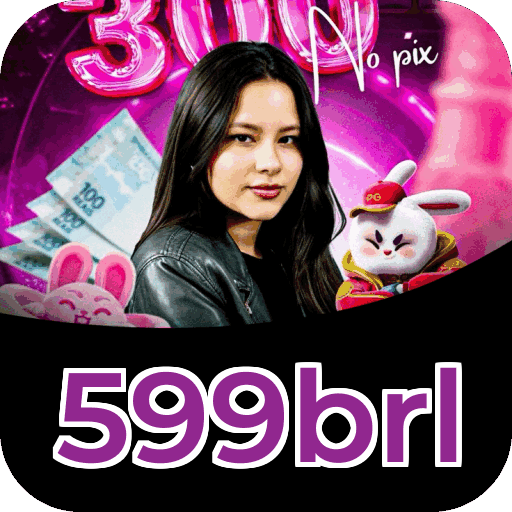 Interface do aplicativo 599brl mostrando jogos disponíveis no iOS e Android